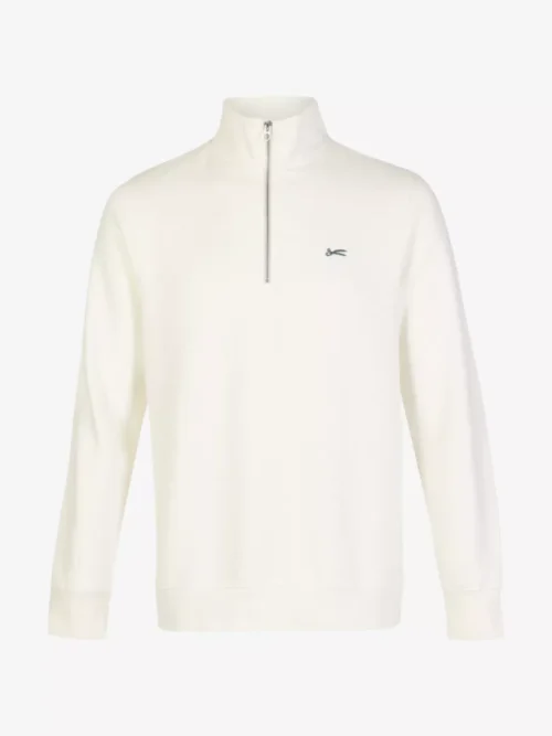 Denham Denham SCISSOR HALF ZIP GDBS - Ecru