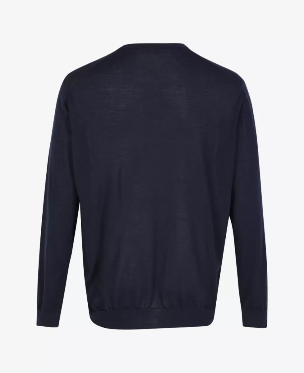Filippo de Laurentiis trui ronde hals - Navy 2 Filippo de Laurentiis Filippo de Laurentiis trui ronde hals - Navy