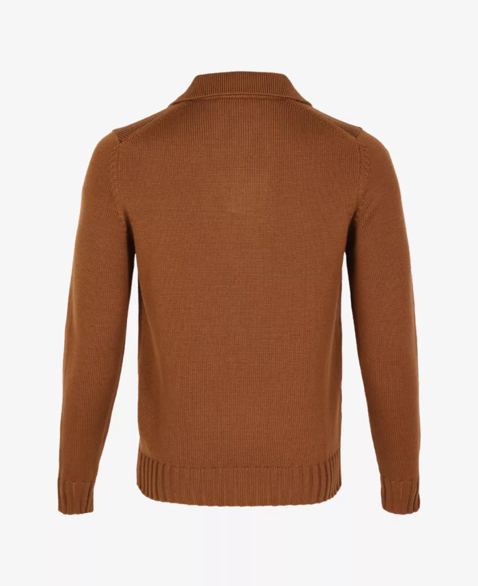 Filippo de Laurentiis Pullover Polo - Roestbruin 2 Filippo de Laurentiis Filippo de Laurentiis Pullover Polo - Roestbruin