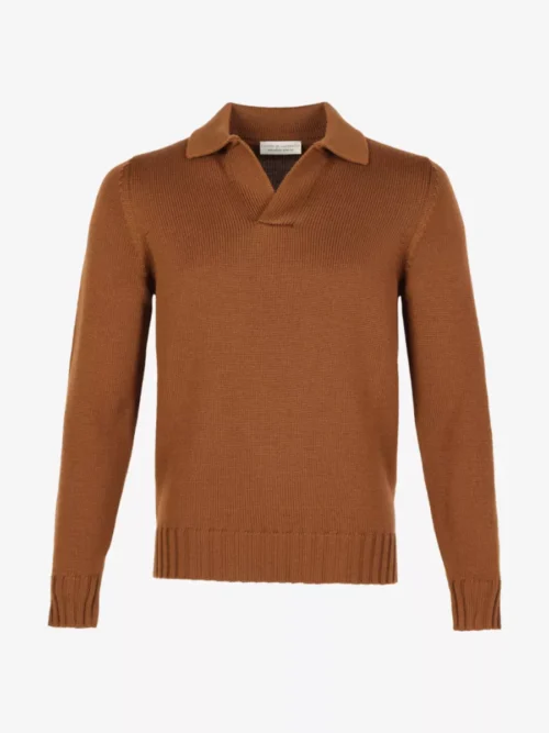 Filippo de Laurentiis Filippo de Laurentiis Pullover Polo - Roestbruin