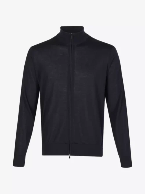 Filippo De Laurentiis Filippo De Laurentiis Vest Full Zip - Navy