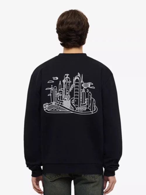 Flâneur Flâneur Sweat ronde hals - Zwart