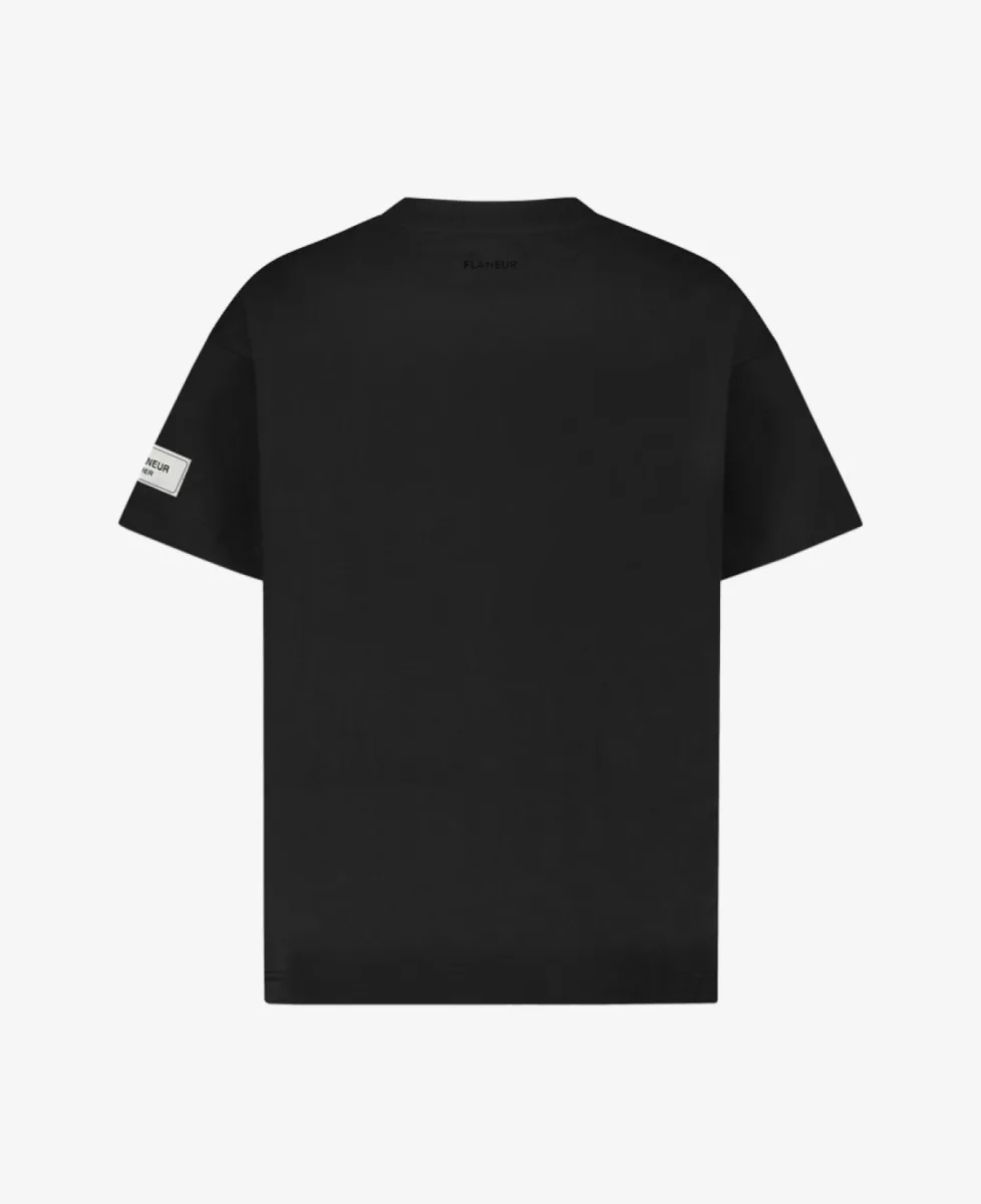 Flâneur T-shirt Atelier - Zwart 3 Flâneur Flâneur T-shirt Atelier - Zwart