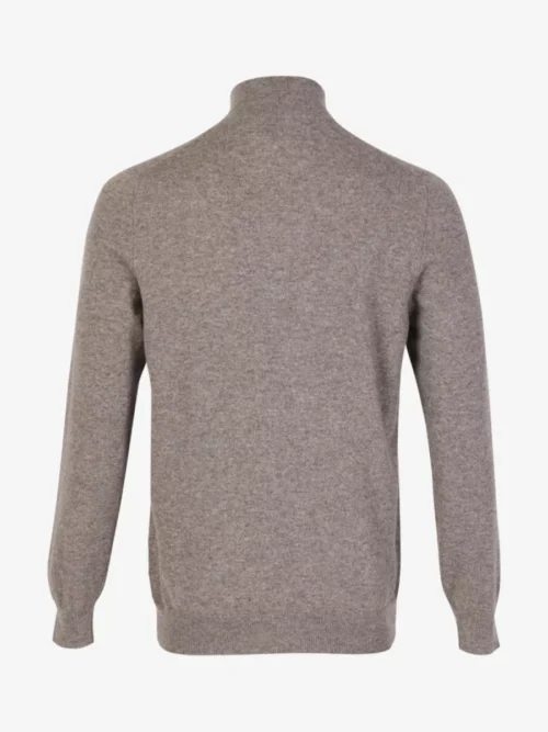 Gran Sasso Gran Sasso Trui halfip - Taupe