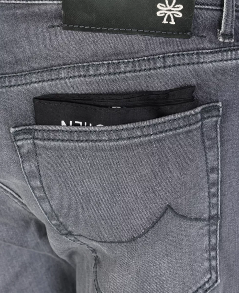 Jacob Cohen jeans Nick Slim - Middelgrijs 4 Jacob Cohen Jacob Cohen jeans Nick Slim - Middelgrijs