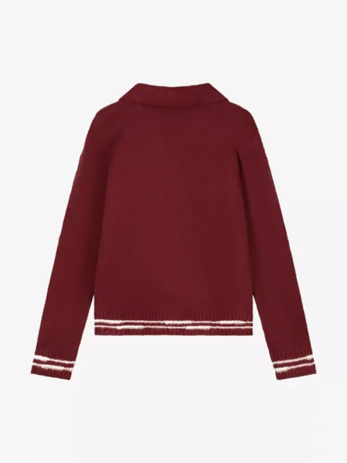 Olaf Olaf Knitted Polo - Middelrood