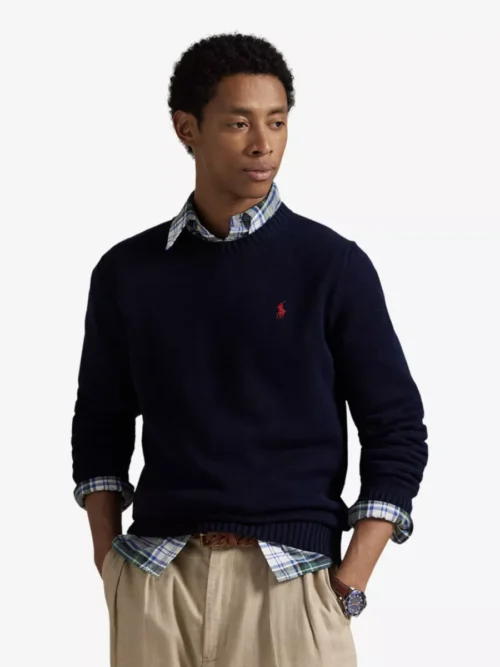 Ralph Lauren Ralph Lauren Trui katoen crewneck - Navy