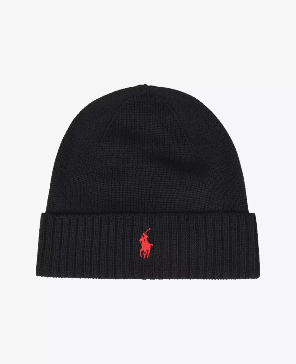 Ralph Lauren muts/beanie - Zwart 1 Ralph Lauren Ralph Lauren muts/beanie - Zwart