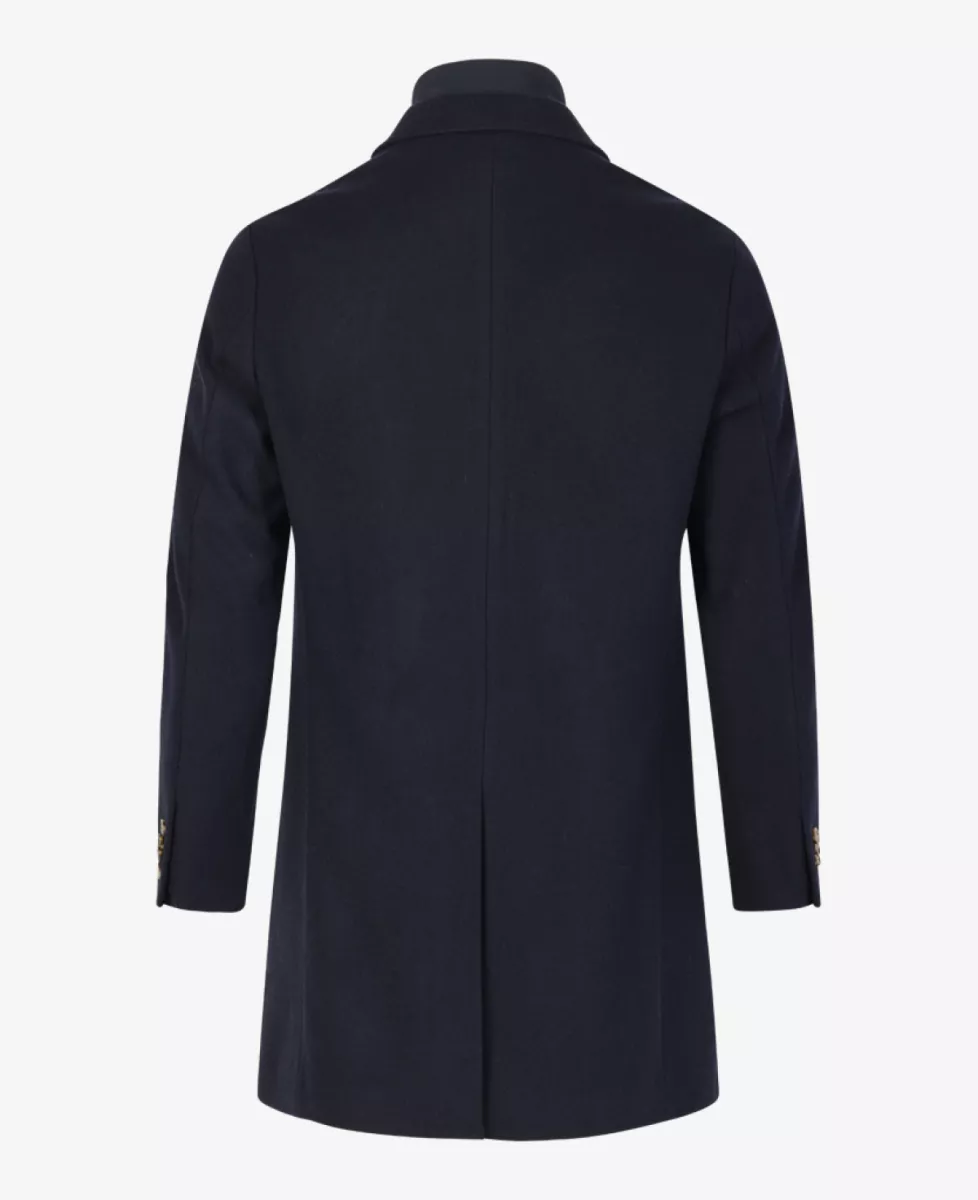 Seven Dials Overcoat - Navy 2 Seven Dials Seven Dials Overcoat - Navy