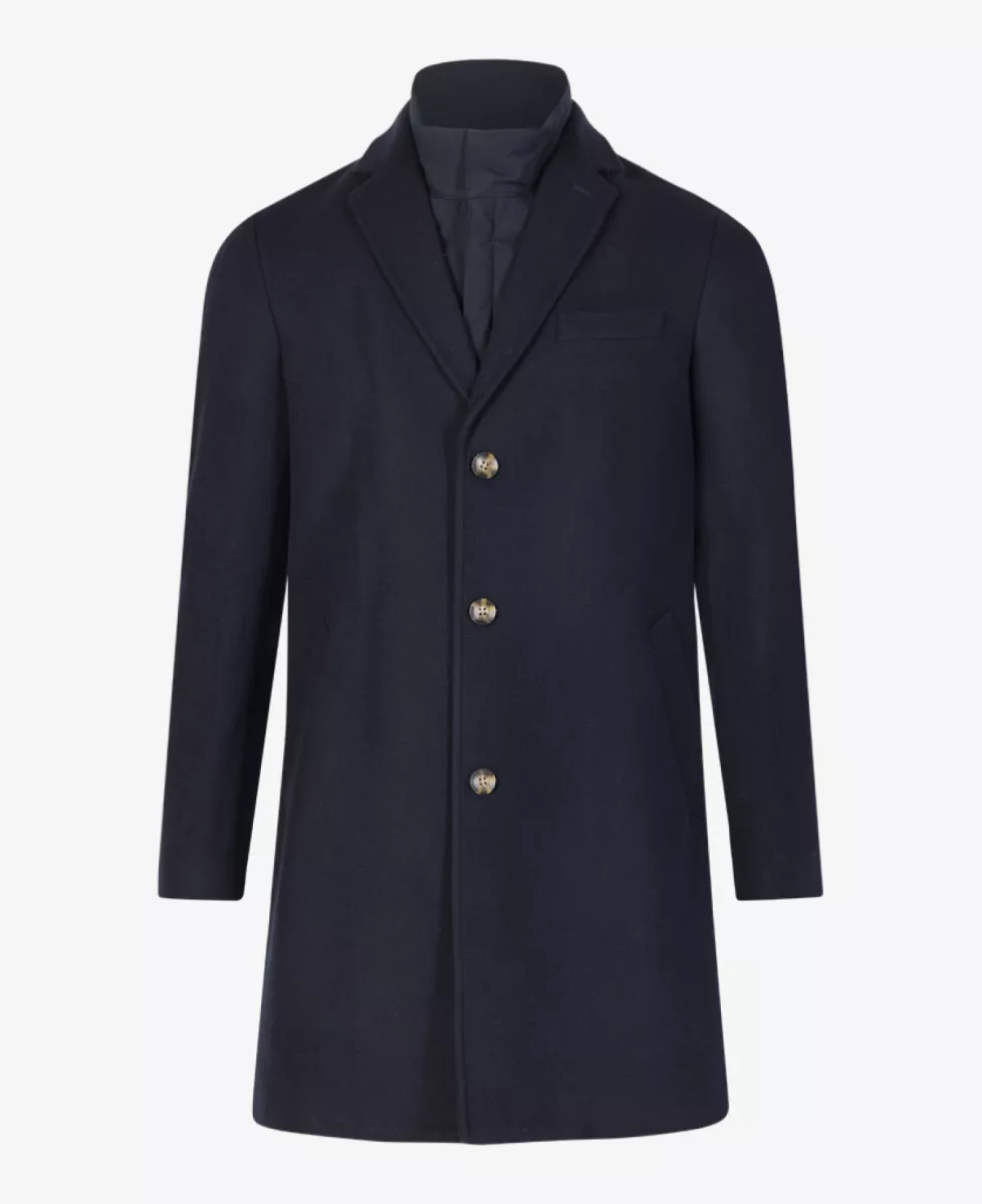 Seven Dials Overcoat - Navy 1 Seven Dials Seven Dials Overcoat - Navy