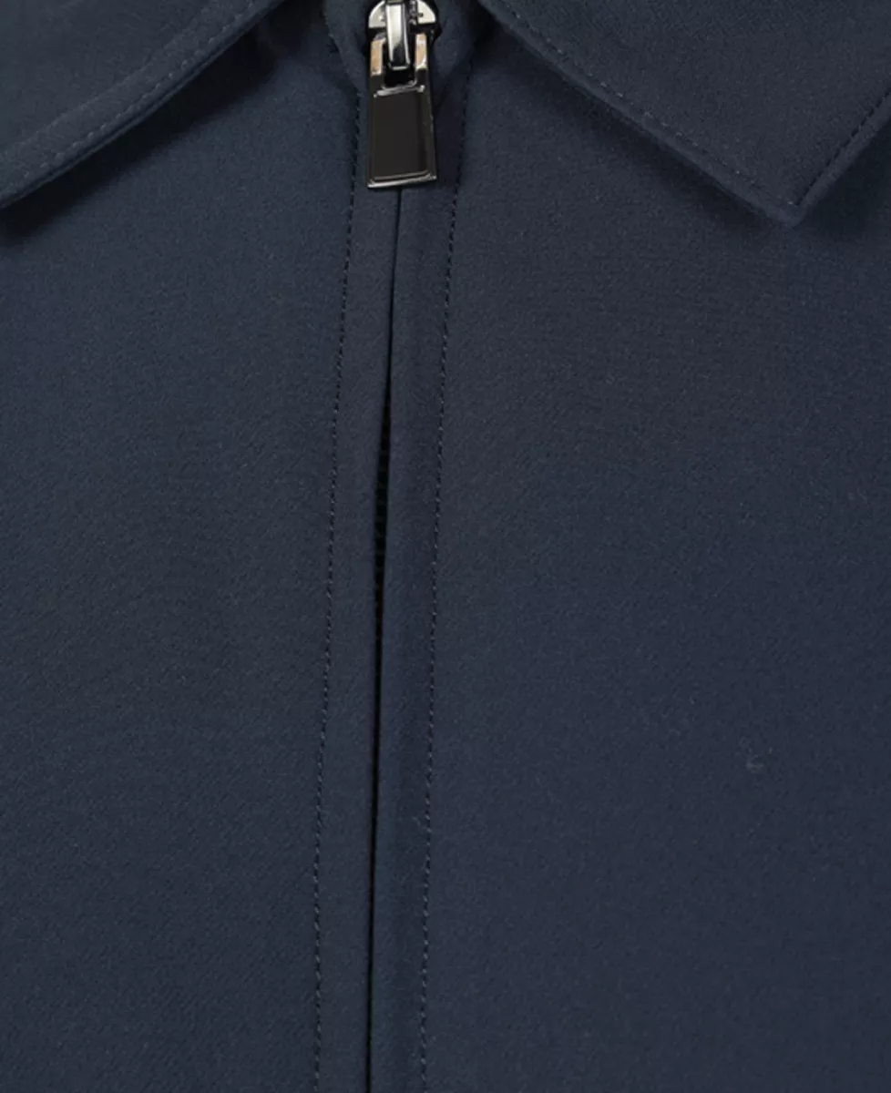 Seven Dials Jeresy Shirt Jacket - Navy 3 Seven Dials Seven Dials Jeresy Shirt Jacket - Navy