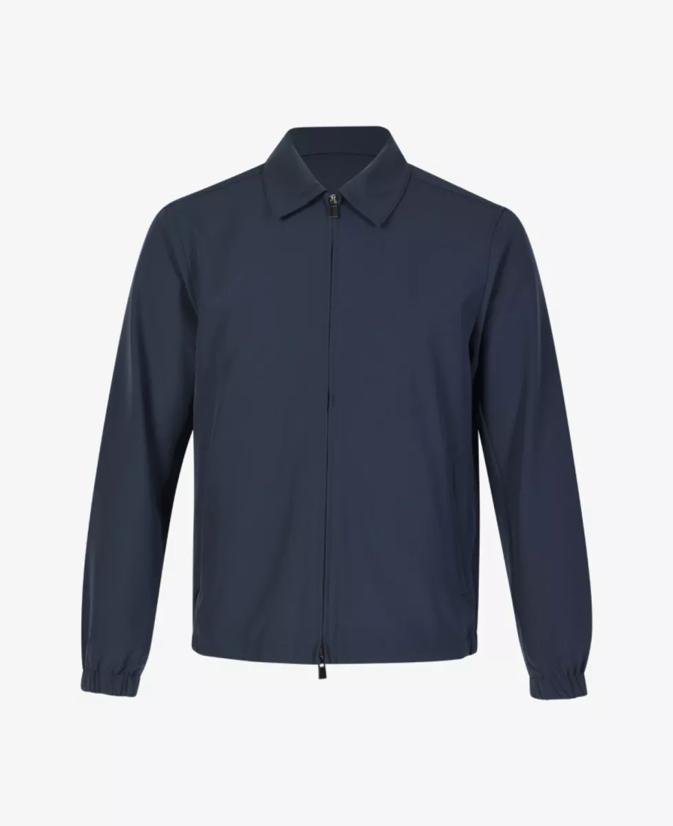 Seven Dials Jeresy Shirt Jacket - Navy 1 Seven Dials Seven Dials Jeresy Shirt Jacket - Navy
