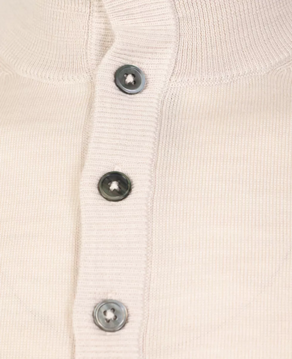 Seven Dials Trui knoop - Beige 3 Seven Dials Seven Dials Trui knoop - Beige