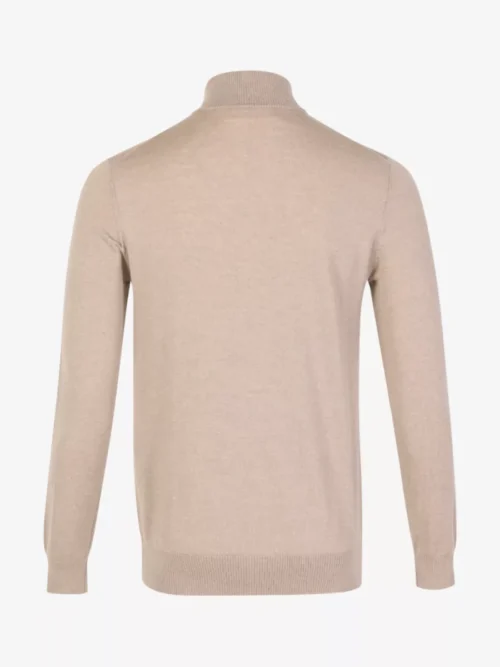 Seven Dials Seven Dials Trui Halfzip - Bruin