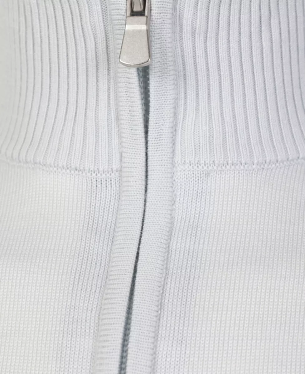 Seven Dials Trui Halfzip - Lichtgrijs 3 Seven Dials Seven Dials Trui Halfzip - Lichtgrijs