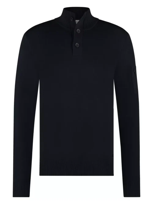 Seven Dials Seven Dials Trui Knoop - Zwart