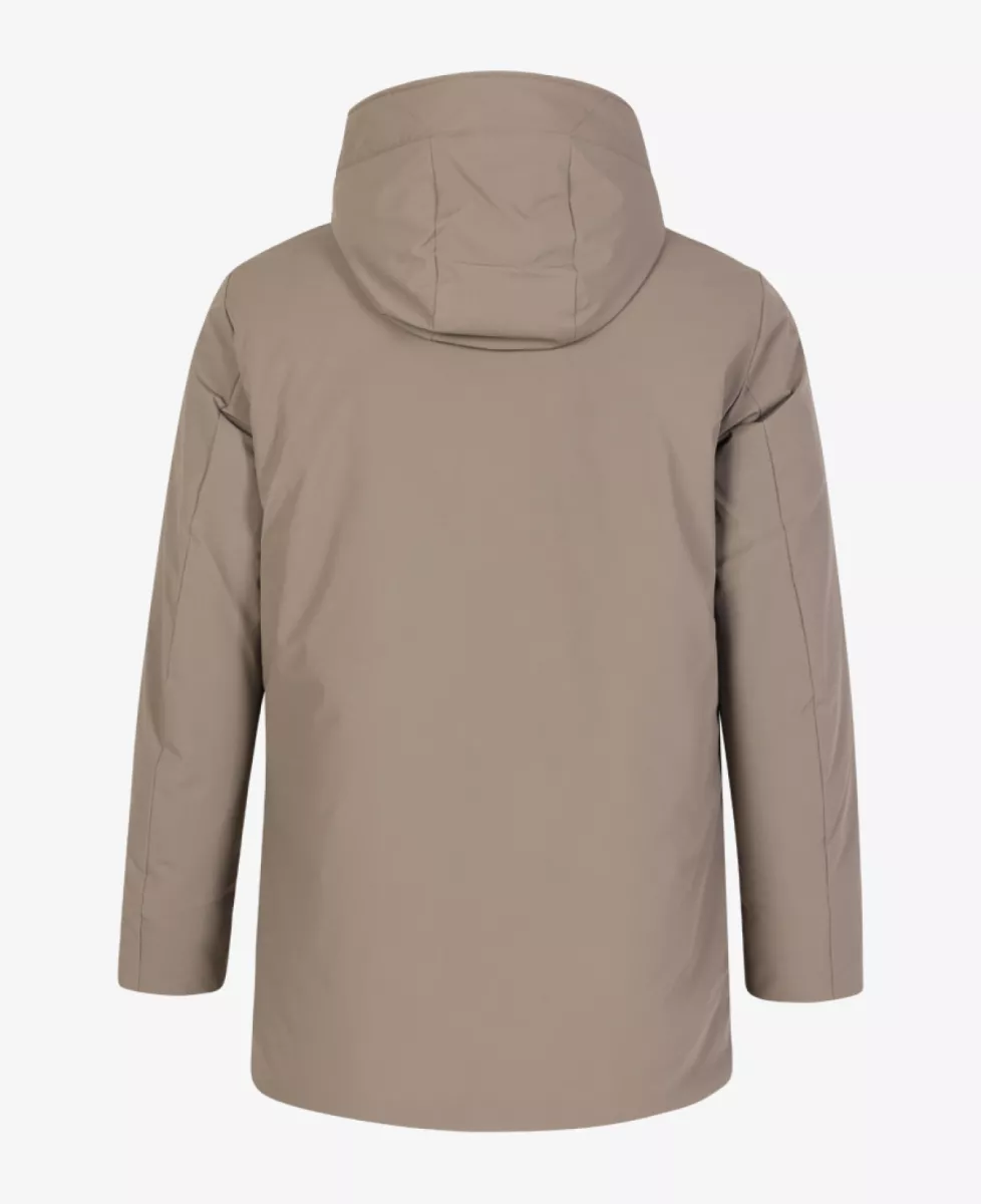 Woolrich Jack halflang - Taupe 2 Woolrich Woolrich Jack halflang - Taupe