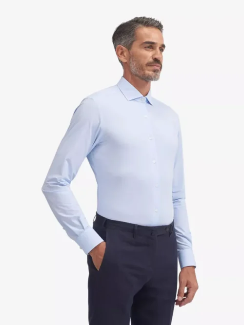 Xacus Xacus Dress Shirt Active - Lichtblauw