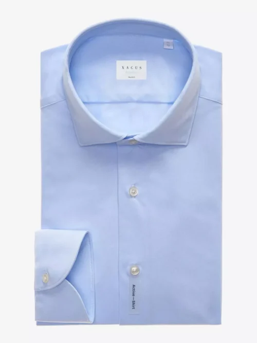Xacus Xacus Dress Shirt Active - Lichtblauw
