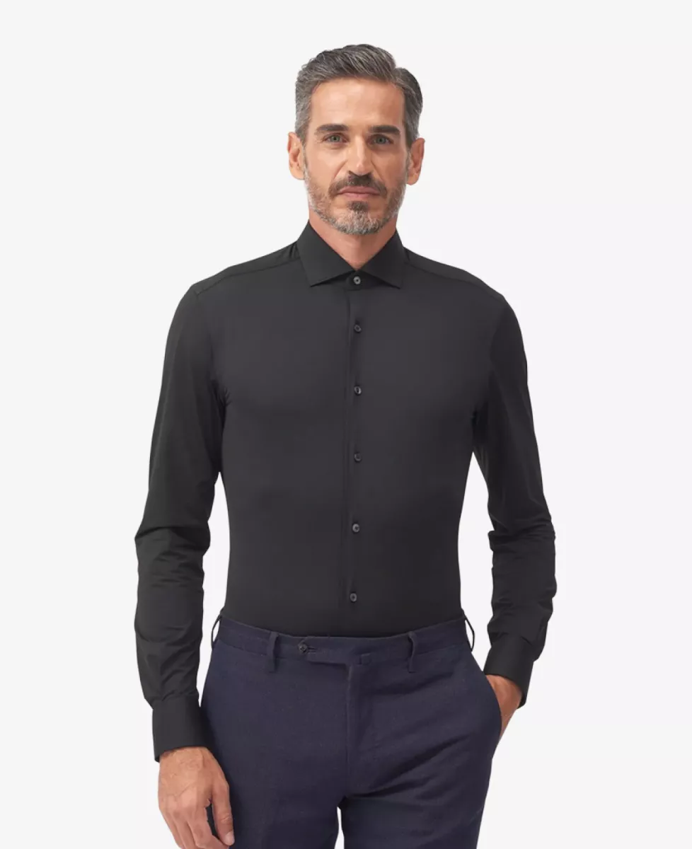Xacus Dress Shirt Active - Zwart 2 Xacus Xacus Dress Shirt Active - Zwart