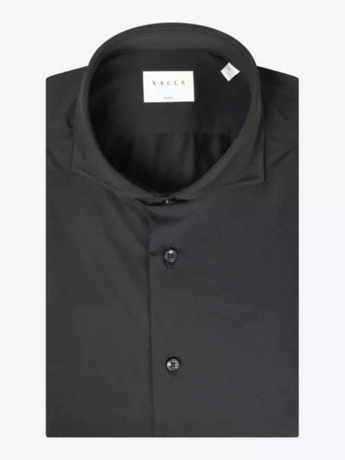 Xacus Xacus Dress Shirt Active - Zwart