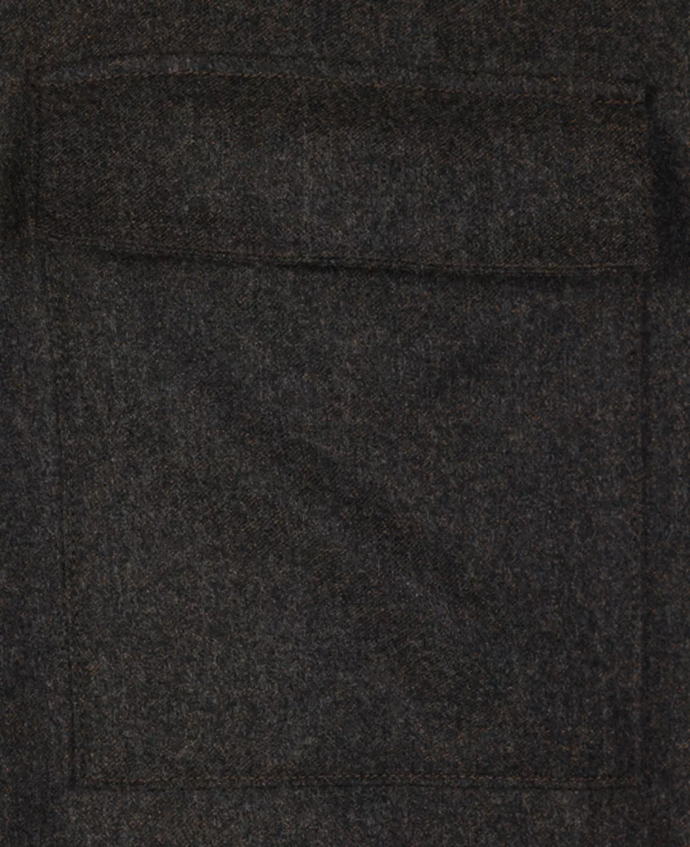 Xacus Overshirt Merino - Donkerbruin 3 Xacus Xacus Overshirt Merino - Donkerbruin