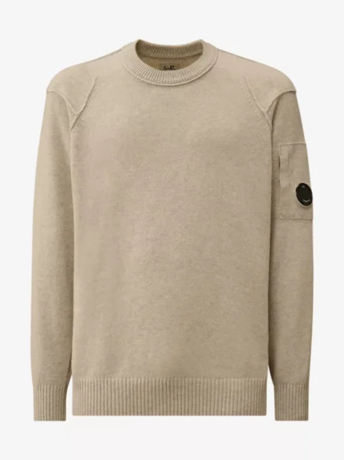 C.P. Company C.P. Company Pullover ronde hals - Ecru