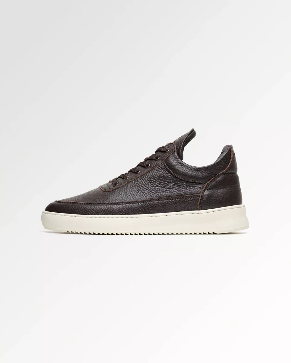 Filling Pieces Sneaker - Donkerbruin 1 Filling Pieces Filling Pieces Sneaker - Donkerbruin