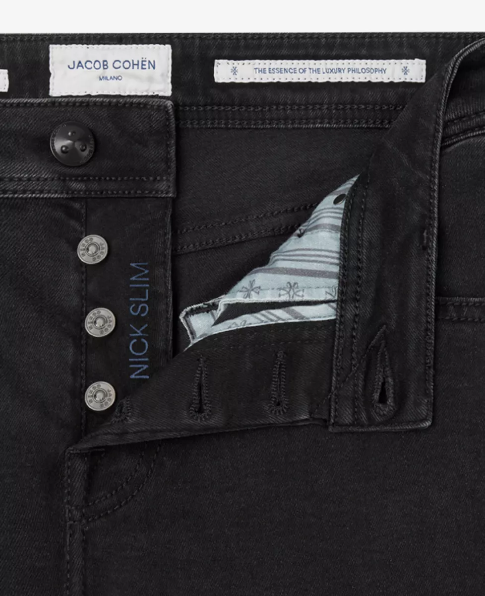 Jacob Cohen jeans Nick Slim - Zwart 4 Jacob Cohen Jacob Cohen jeans Nick Slim - Zwart