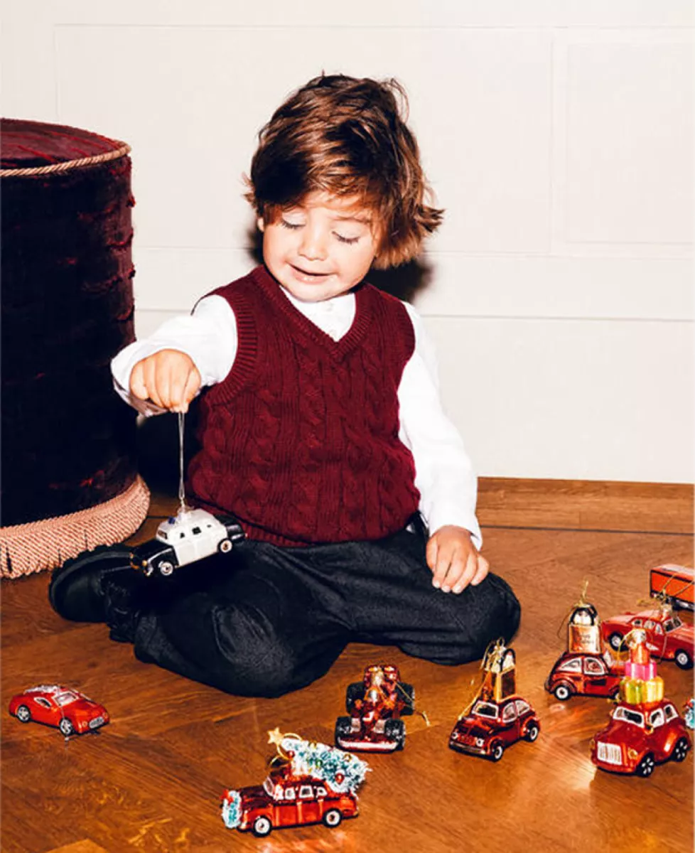 Vondels Kerstbal - Rood 5 Vondels Vondels Kerstbal - Rood