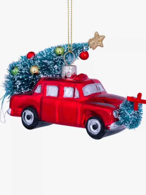 Vondels Vondels Kerstbal - Rood