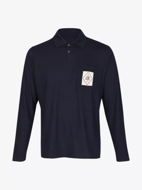 C.P. Company C.P. Company polo long sleeve - Blauw