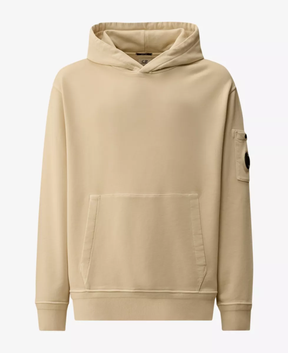 C.P. Company Hoodie - Ecru 1 C.P. Company C.P. Company Hoodie - Ecru