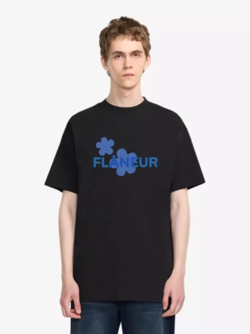 Flâneur Flâneur T-shirt - Zwart
