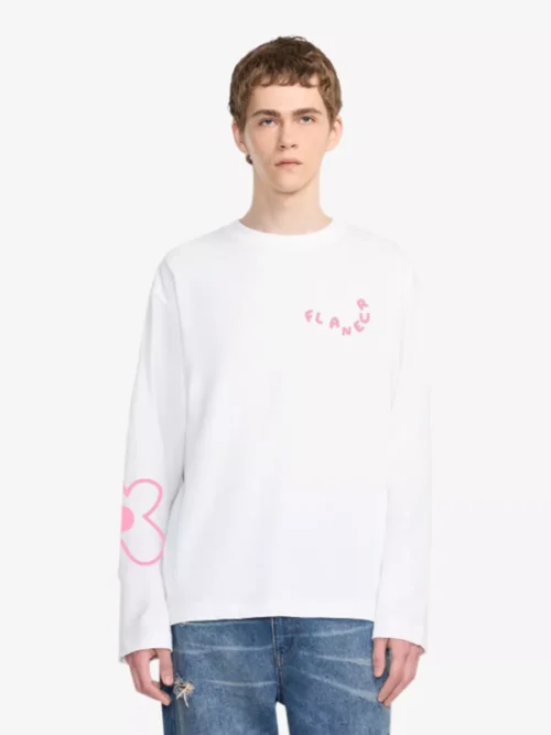 Flâneur Flâneur T-shirt longsleeve - Wit