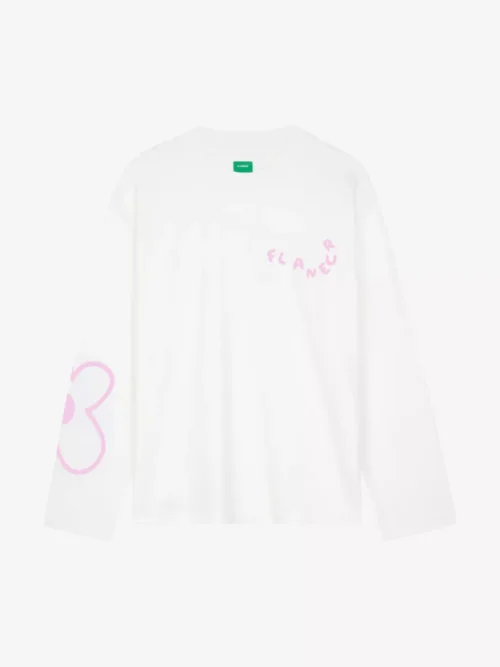 Flâneur Flâneur T-shirt longsleeve - Wit