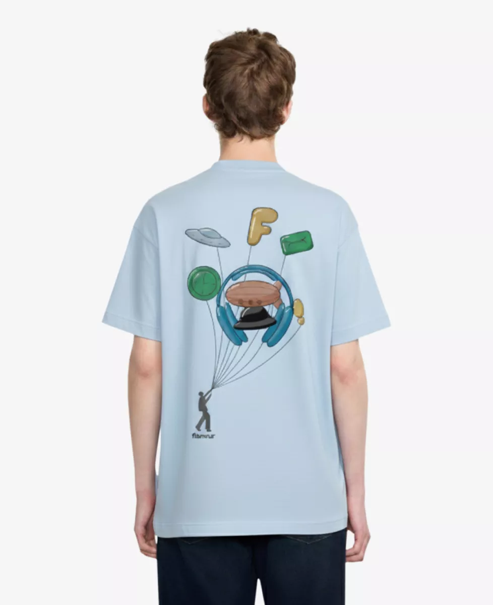 Flâneur T-shirt - Lichtblauw 2 Flâneur Flâneur T-shirt - Lichtblauw