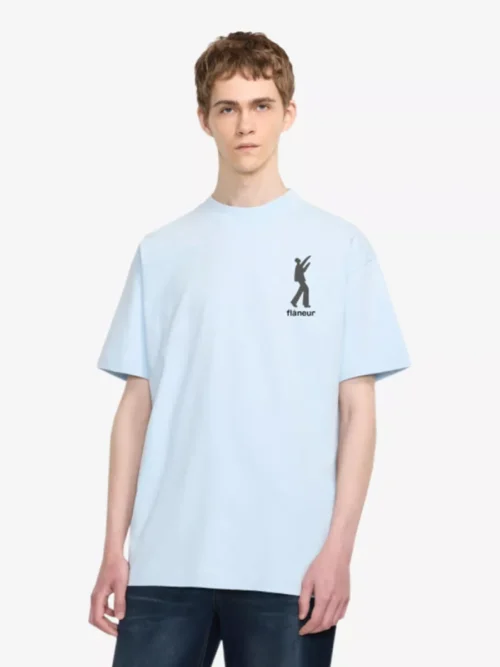 Flâneur Flâneur T-shirt - Lichtblauw