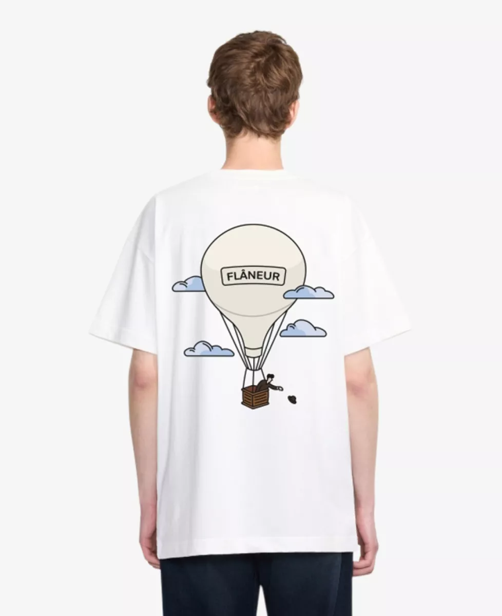 Flâneur T-shirt - Wit 2 Flâneur Flâneur T-shirt - Wit