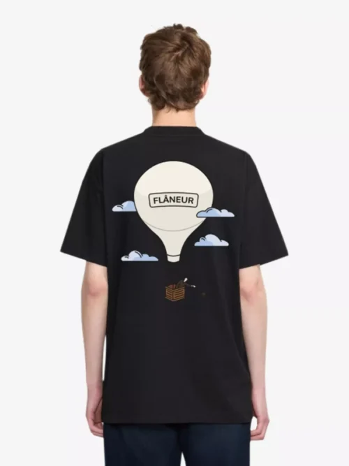 Flâneur Flâneur T-shirt - Zwart
