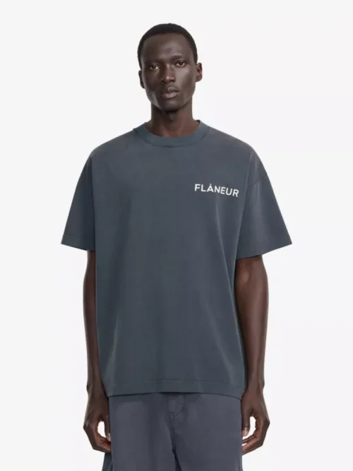 Flâneur Flâneur T-shirt - Donkergrijs