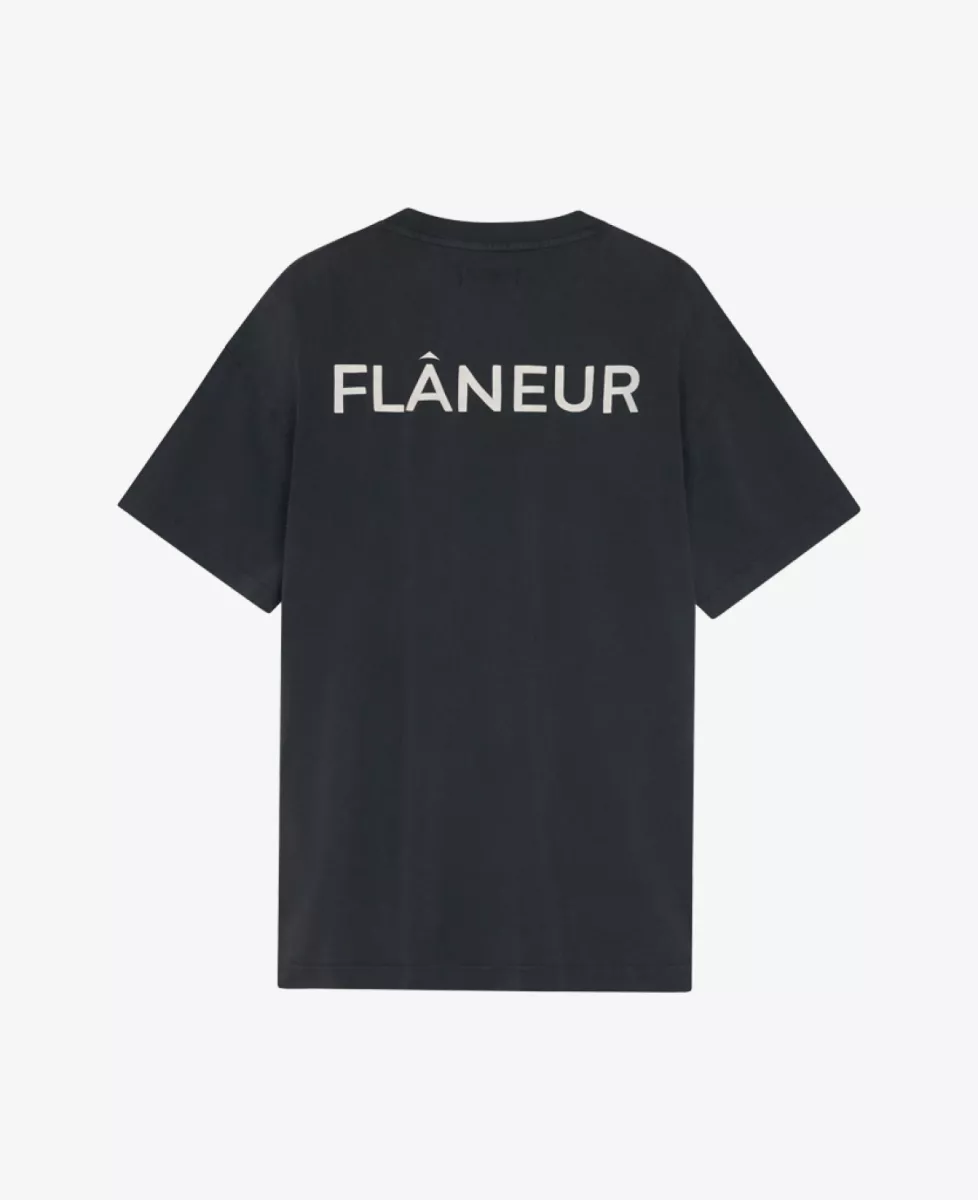 Flâneur T-shirt - Donkergrijs 4 Flâneur Flâneur T-shirt - Donkergrijs