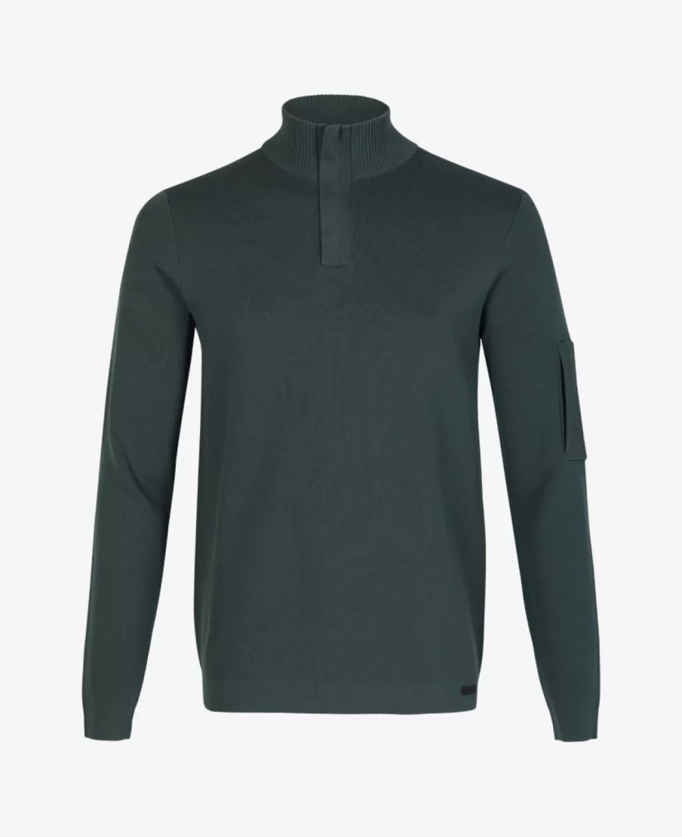 Genti Halfzip - Groen 1 Genti Genti Halfzip - Groen