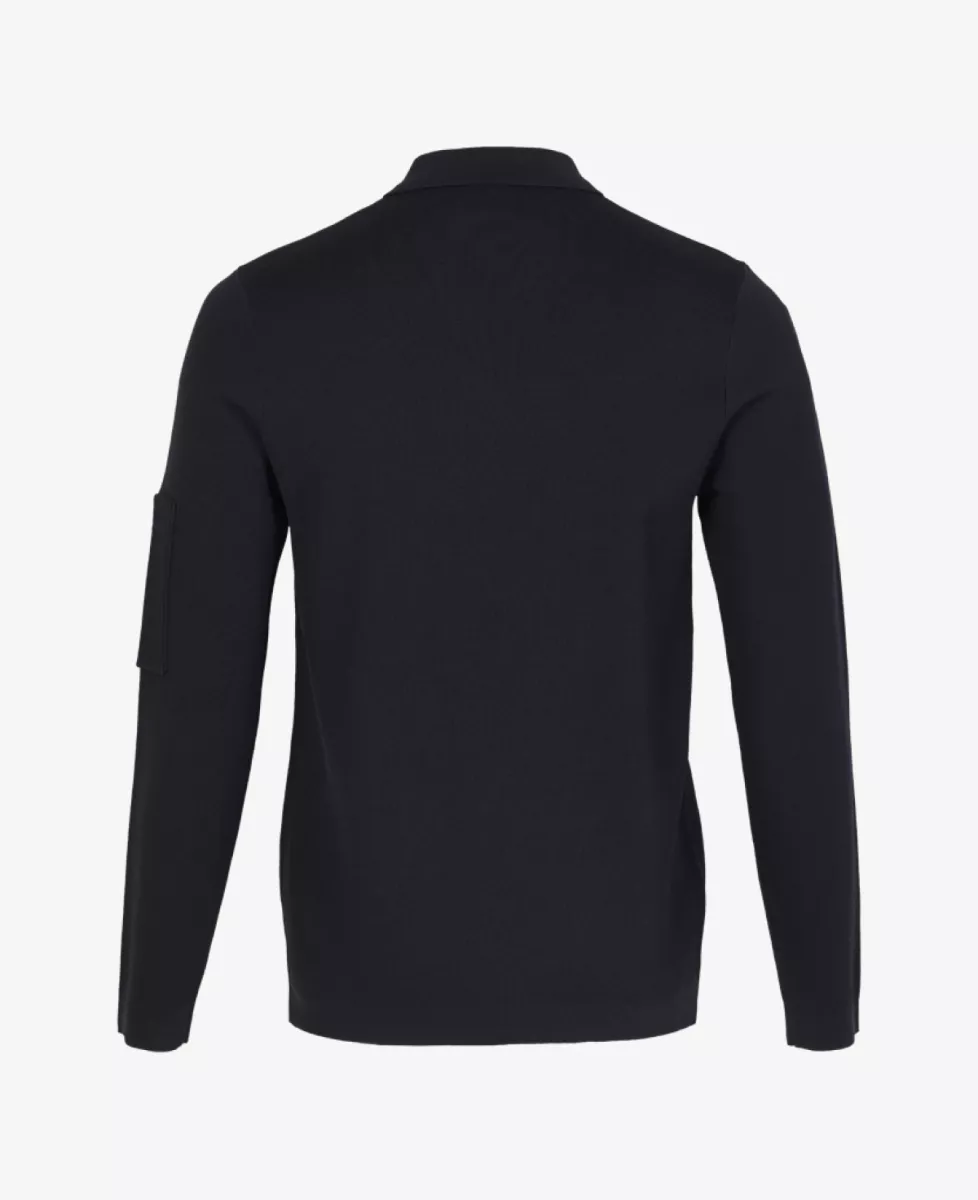 Genti Halfzip polo kraag - Navy 2 Genti Genti Halfzip polo kraag - Navy