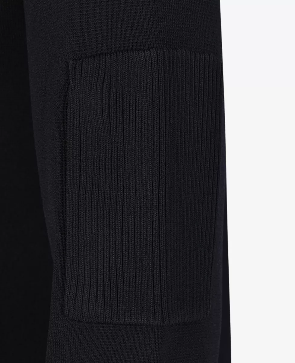 Genti Halfzip polo kraag - Navy 4 Genti Genti Halfzip polo kraag - Navy