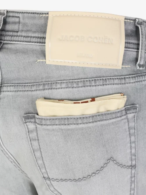 Jacob Cohen Jacob Cohen Nick slim - Lichtgrijs
