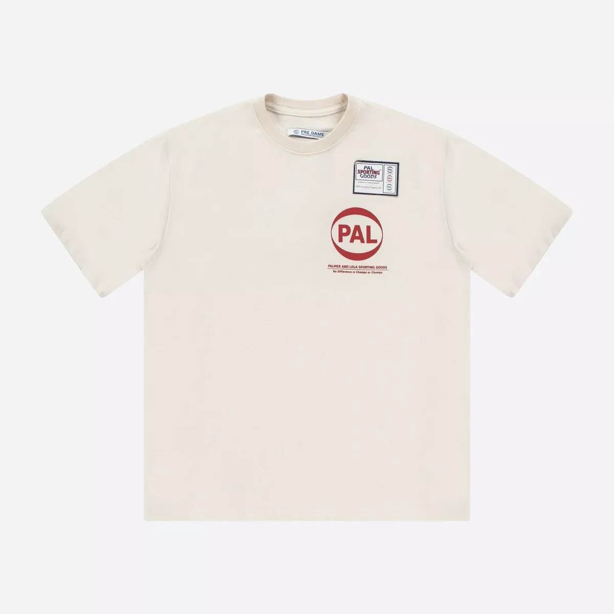 PAL Sporting Goods Pre Game T-shirt - Ecru 1 PAL Sporting Goods PAL Sporting Goods Pre Game T-shirt - Ecru