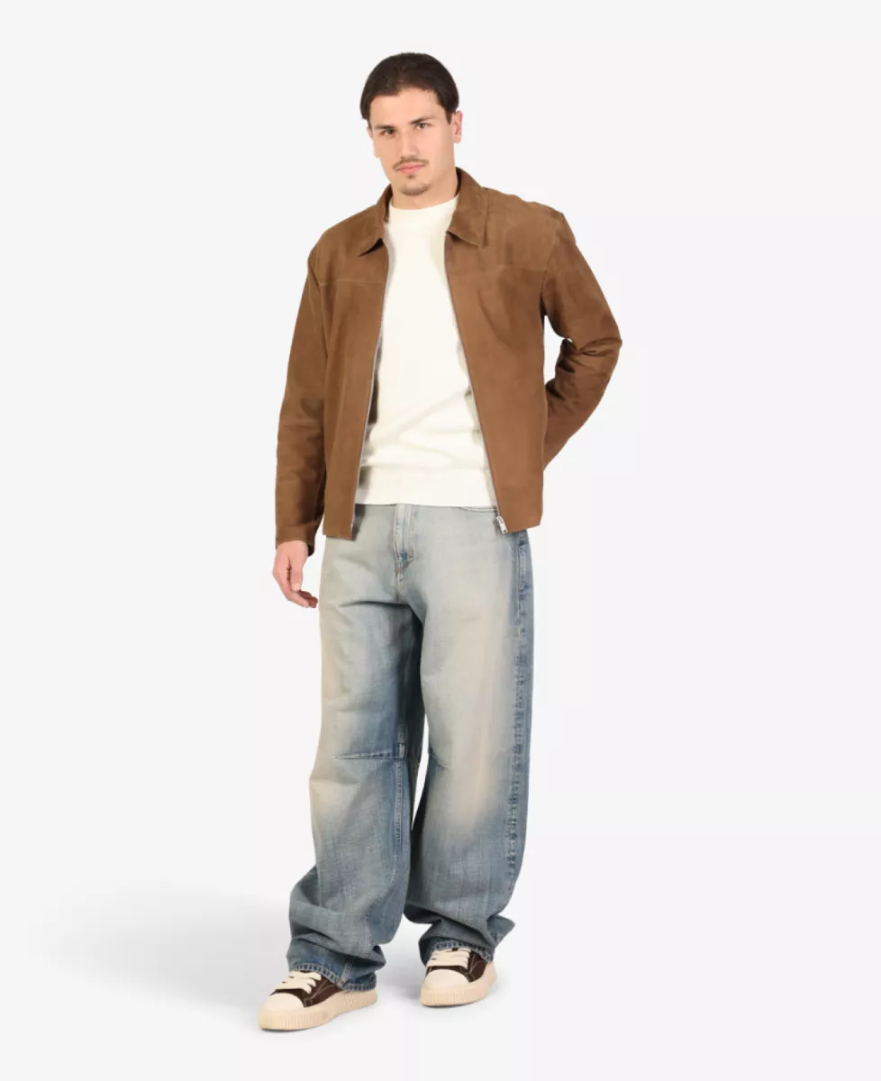 Arma Overshirt Suede - Donkerbruin 2 Arma Arma Overshirt Suede - Donkerbruin