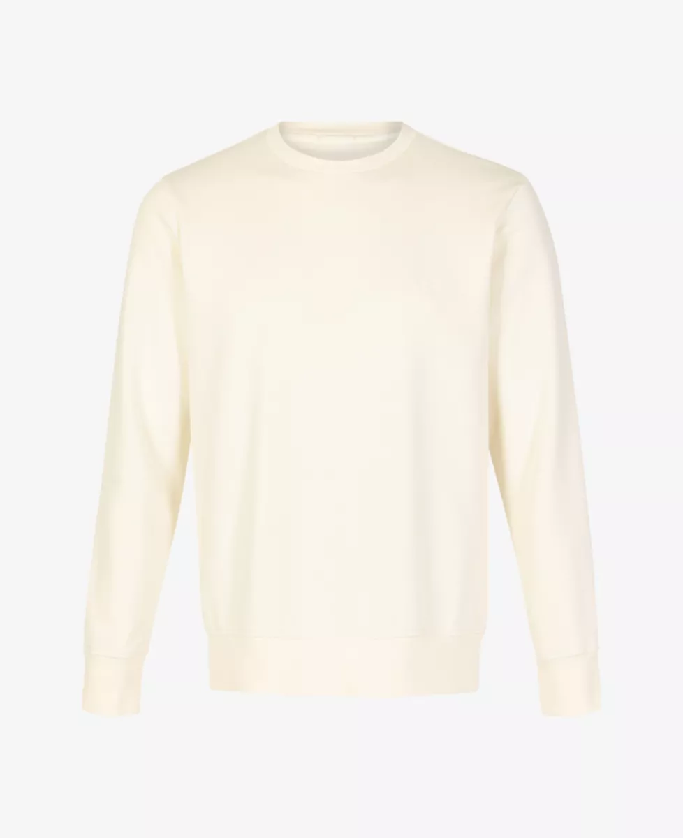 Denham SCISSOR CREWNECK CS - Ecru 1 Denham Denham SCISSOR CREWNECK CS - Ecru