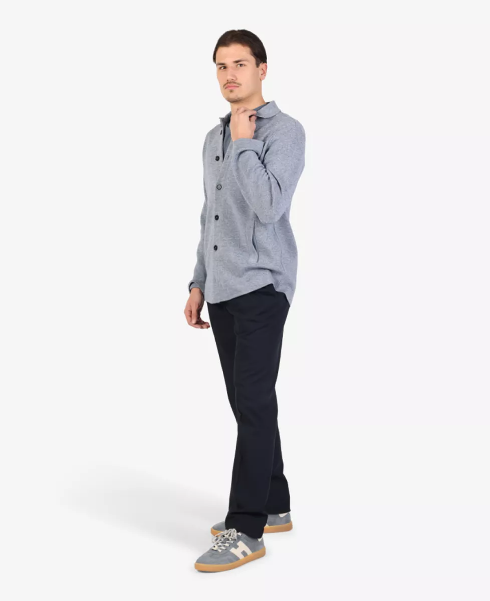 Maurizio Baldassari Overshirt - Lichtblauw 3 Maurizio Baldassari Maurizio Baldassari Overshirt - Lichtblauw